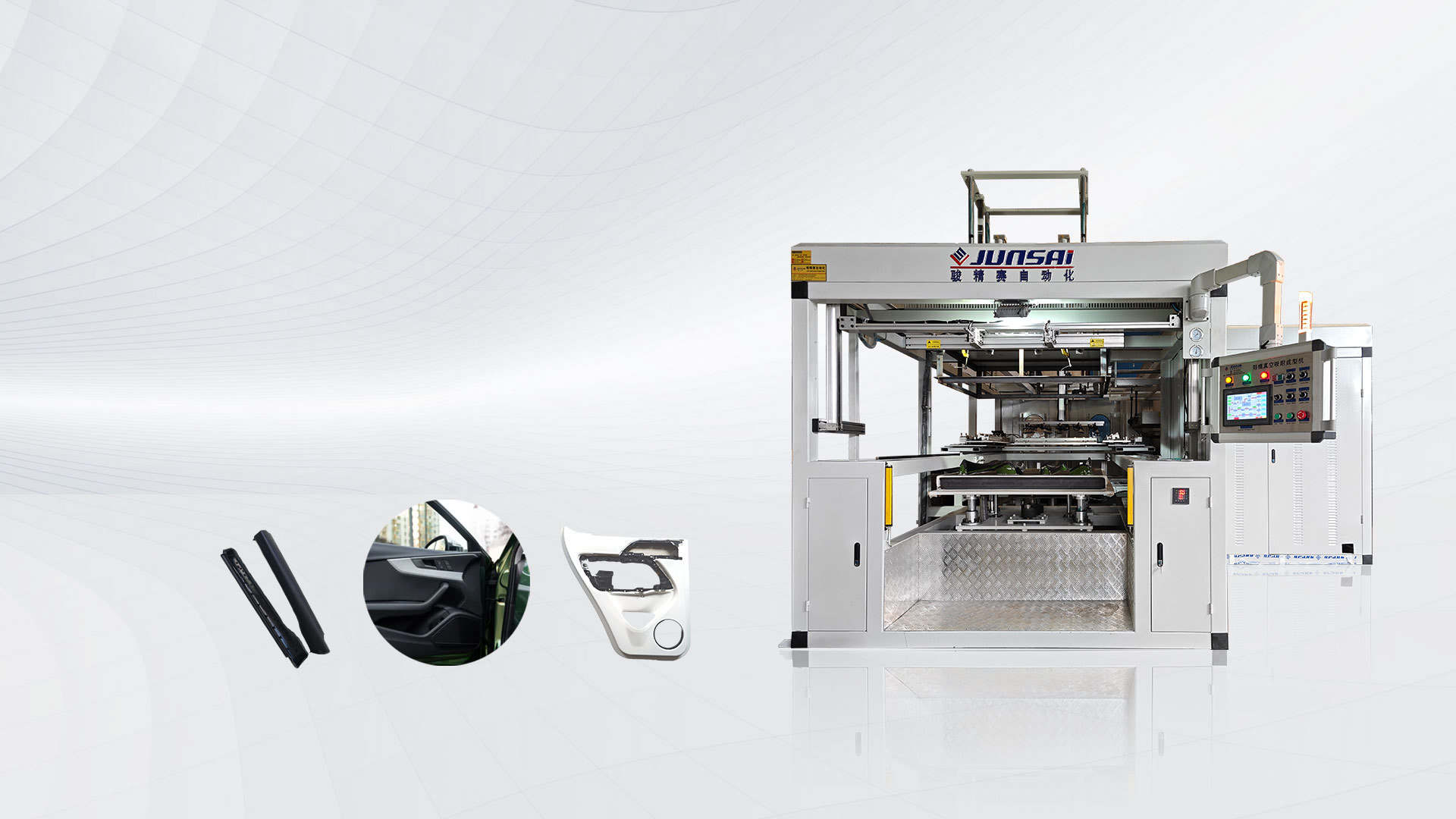 Male mold laminating machine