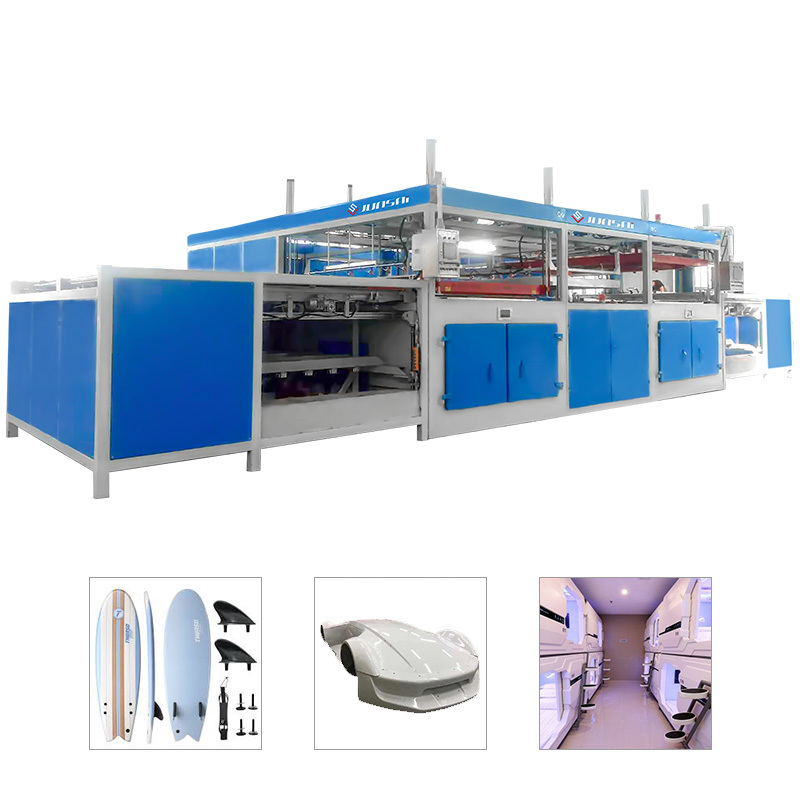 Double Station Automatic Loading And Unloading Thick Plate Vacuum Forming Machine 