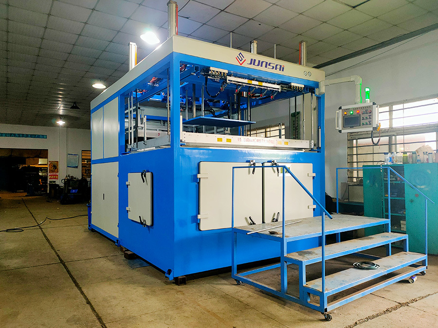 Single Head Thick Sheet Vaccum Forming Machine