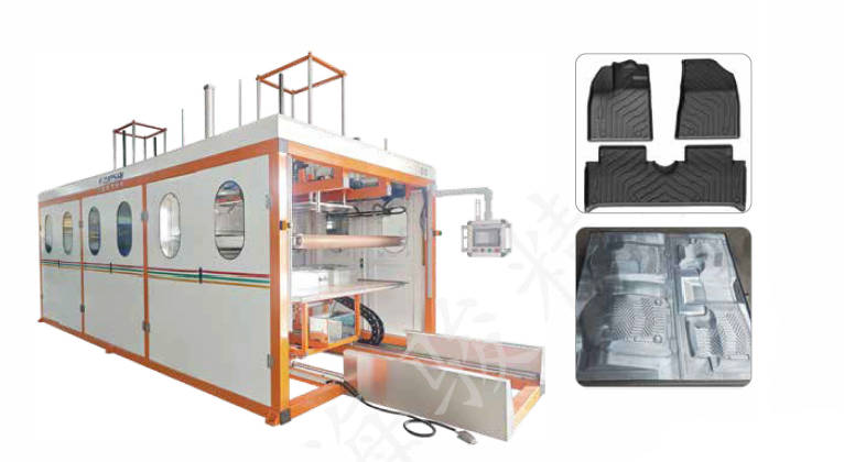 Special vacuum forming machine for car floor MATS