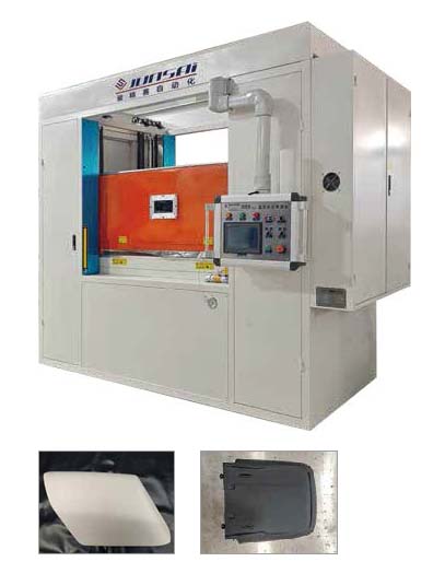 Vacuum activated coating machine